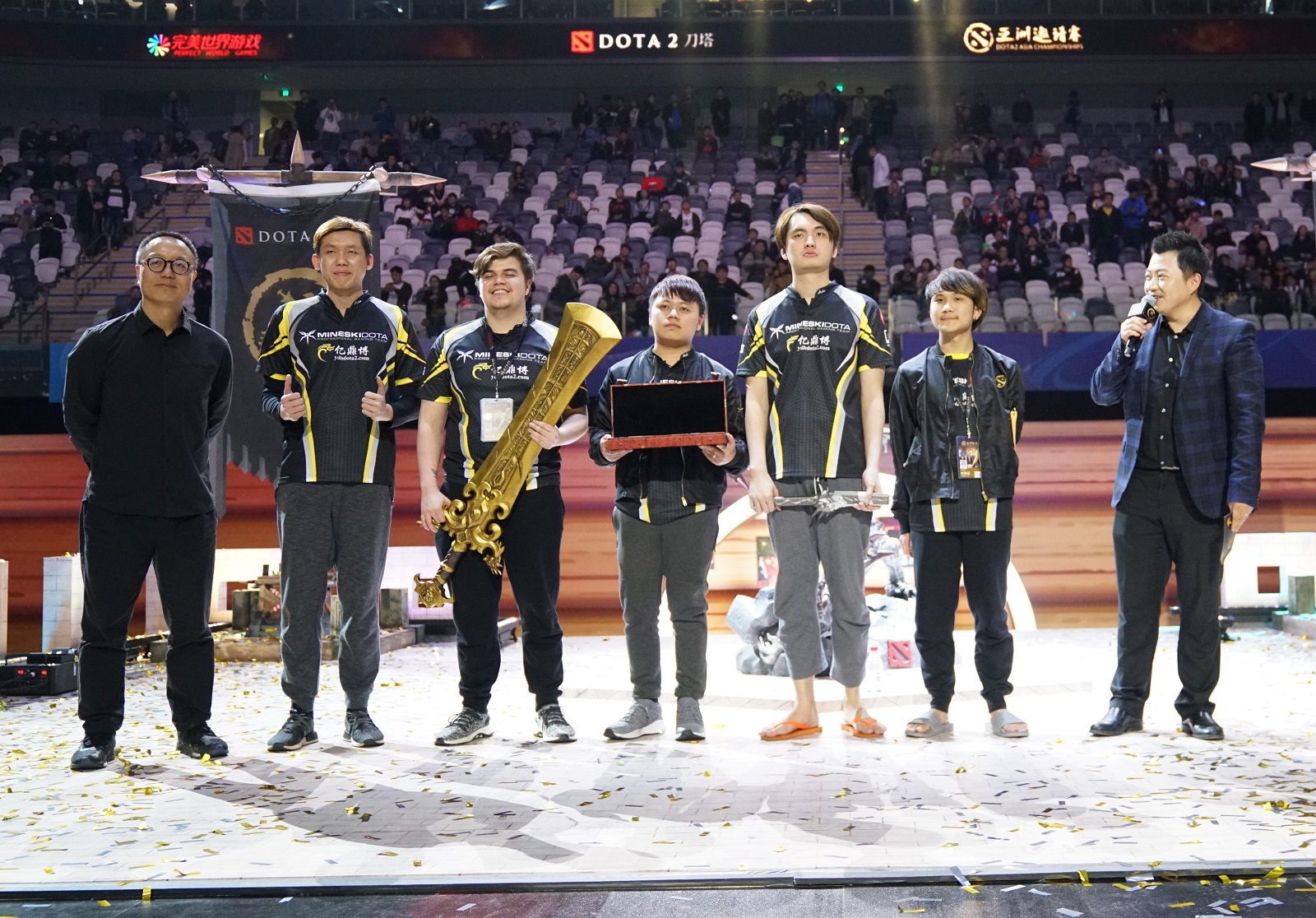 鏖战五局 Mineski夺得2018DOTA2亚洲邀请赛冠军