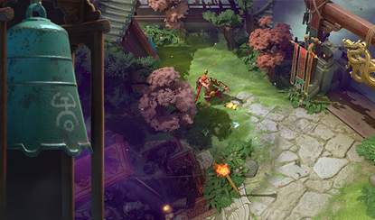 DOTA2 “新游记”地图曝光 中式建筑展尽国韵风姿