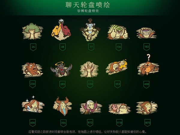 聊天轮盘喷绘——在DOTA2的世界，留下你的印记