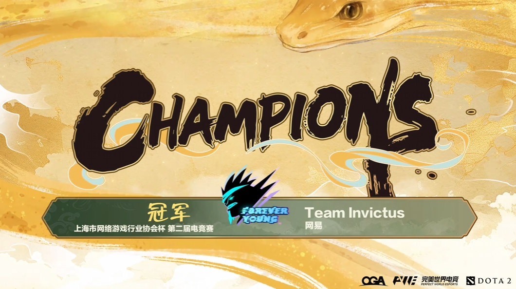 王权没有永恒，亚军却永远经典！网易.Team Invictus获得DOTA2行业杯冠军